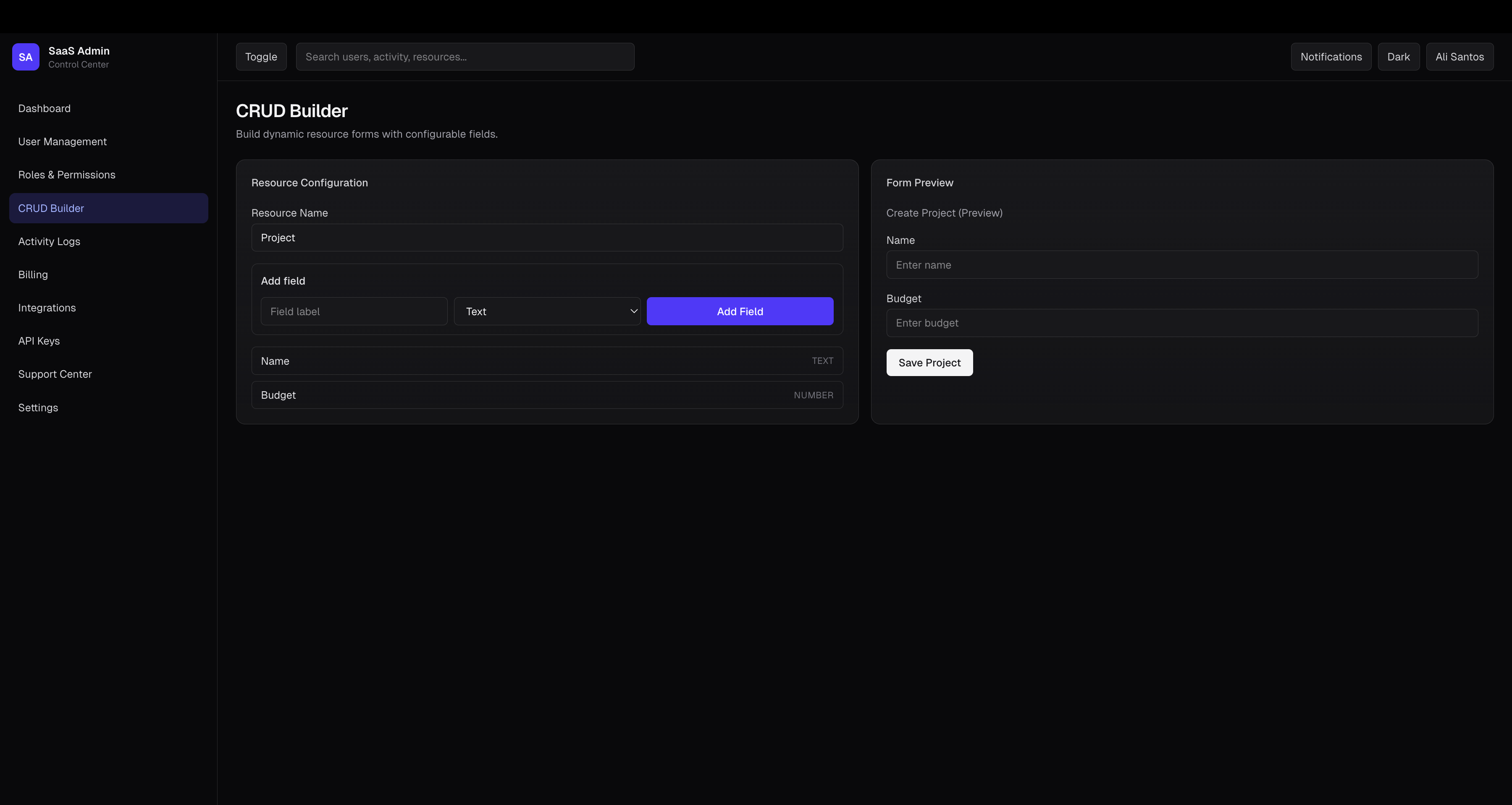 OpsCore - Multi-tenant SaaS — screenshot 5 of 11