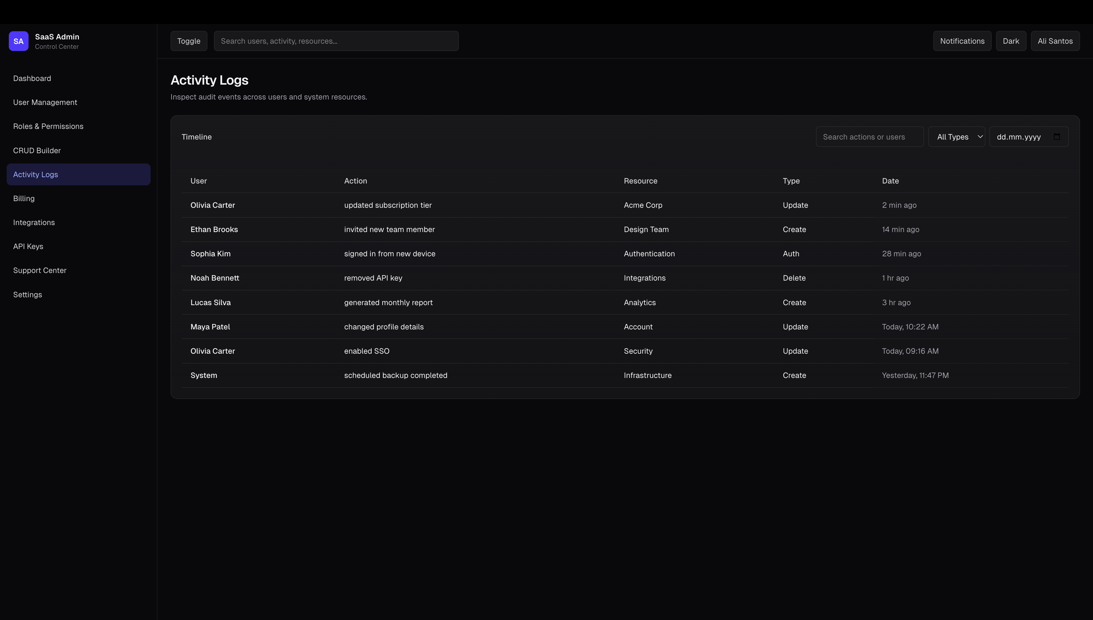 OpsCore - Multi-tenant SaaS — screenshot 6 of 11