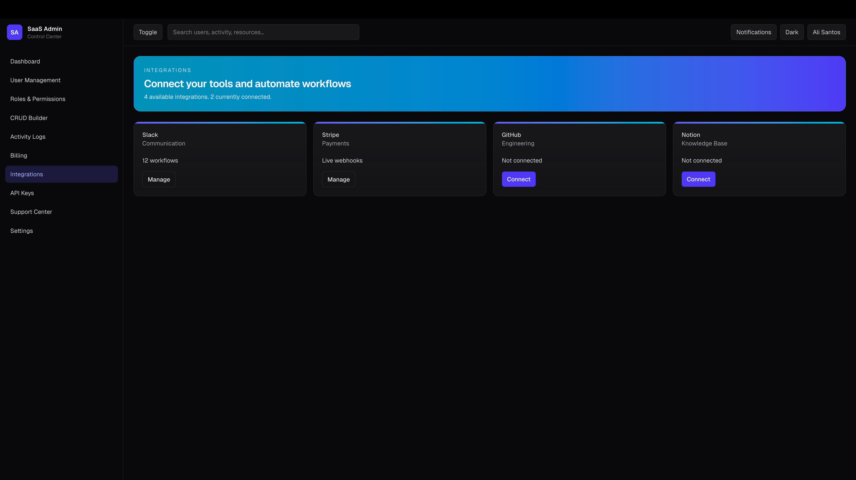 OpsCore - Multi-tenant SaaS — screenshot 8 of 11